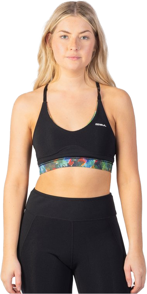 2025 Gul Womens Luna7 SUP Bra LA0303-C1 - Black / Jungle